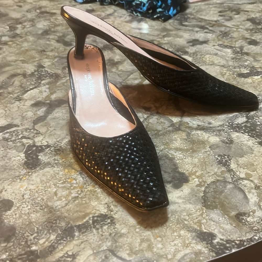 Stephane Kelian 90's kitten toe mules!